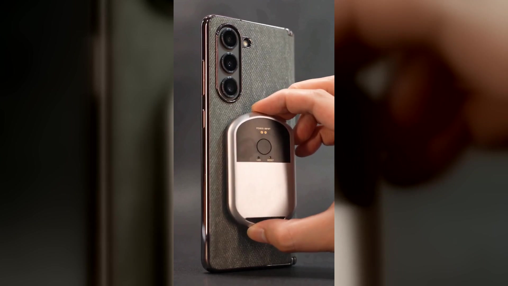 T5 mounted to a phone in a film with AI-assisted environment and product-motion sequences